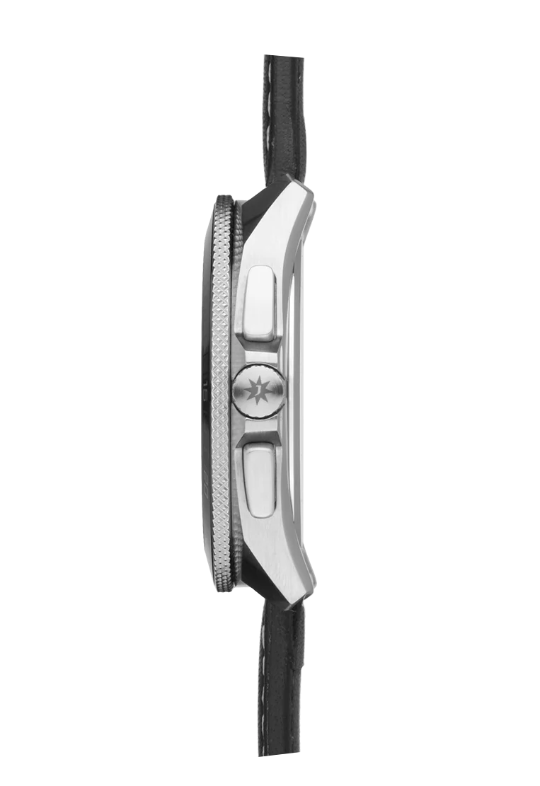 1972 Mega Solar Burgundy Dial / Black Leather Strap Burgundy Dial - Image 3