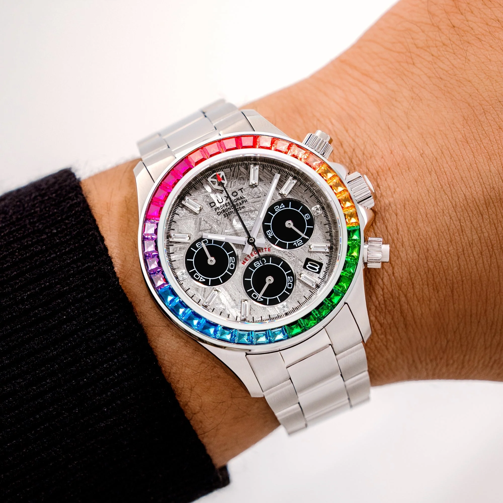 Accelero Meteorite Chronograph Limited Edition Silver / Stainless Steel | Silver Dial - Image 2
