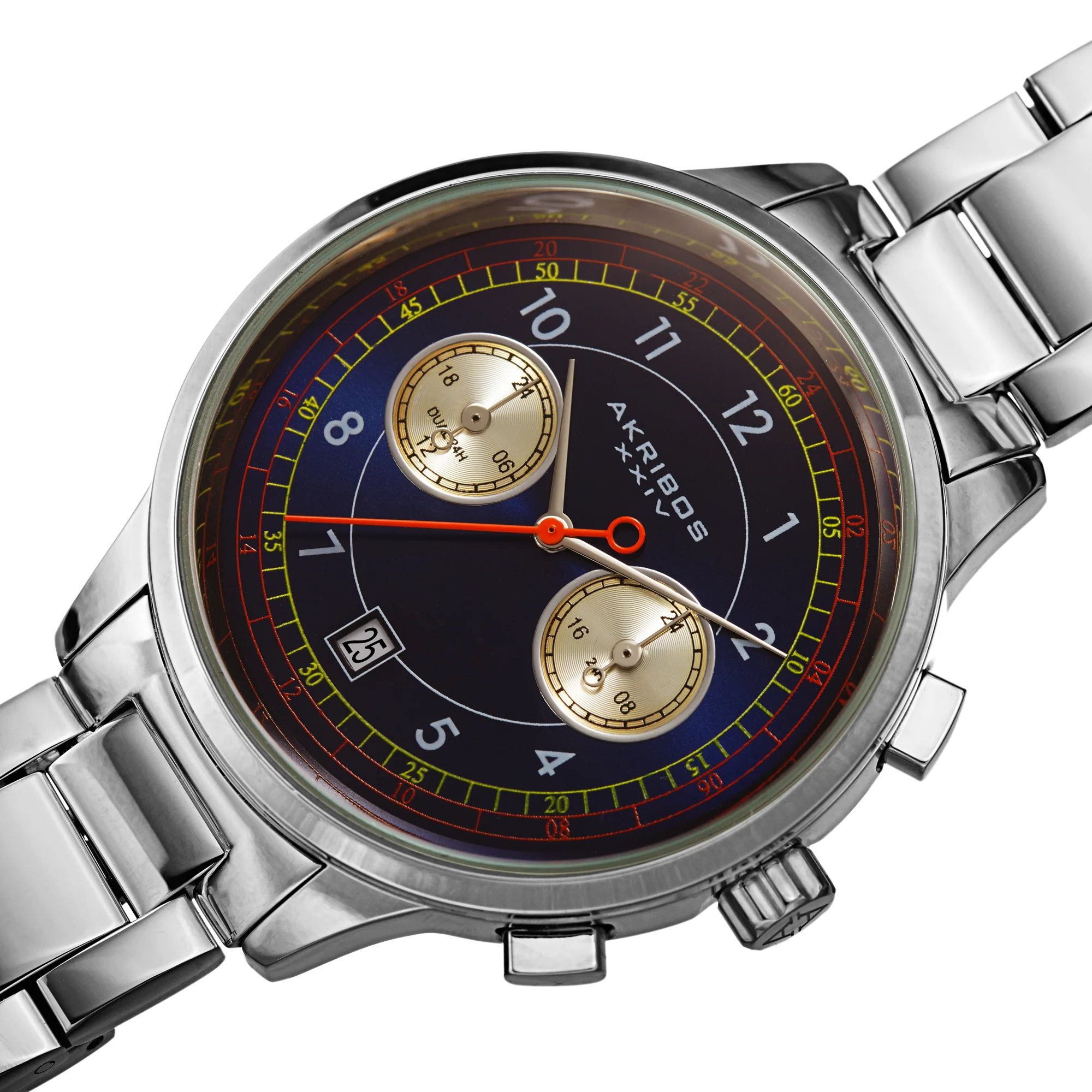 AK1071SSBU-Casual Silver/Stainless Steel | Blue Dial - Image 3