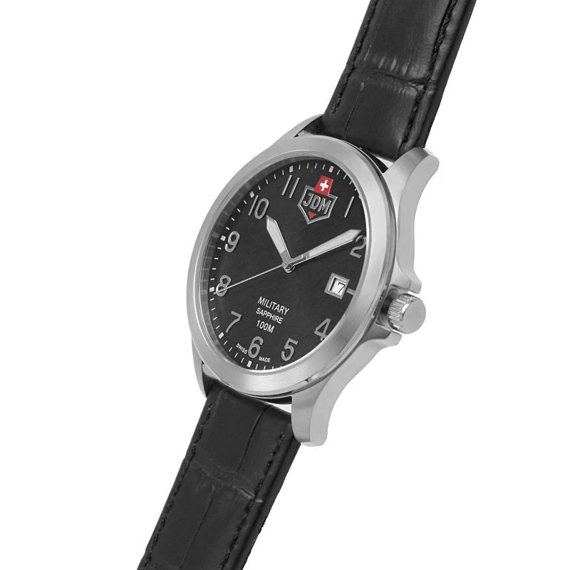 Alpha I Black dial, black leather Black Dial - Image 2