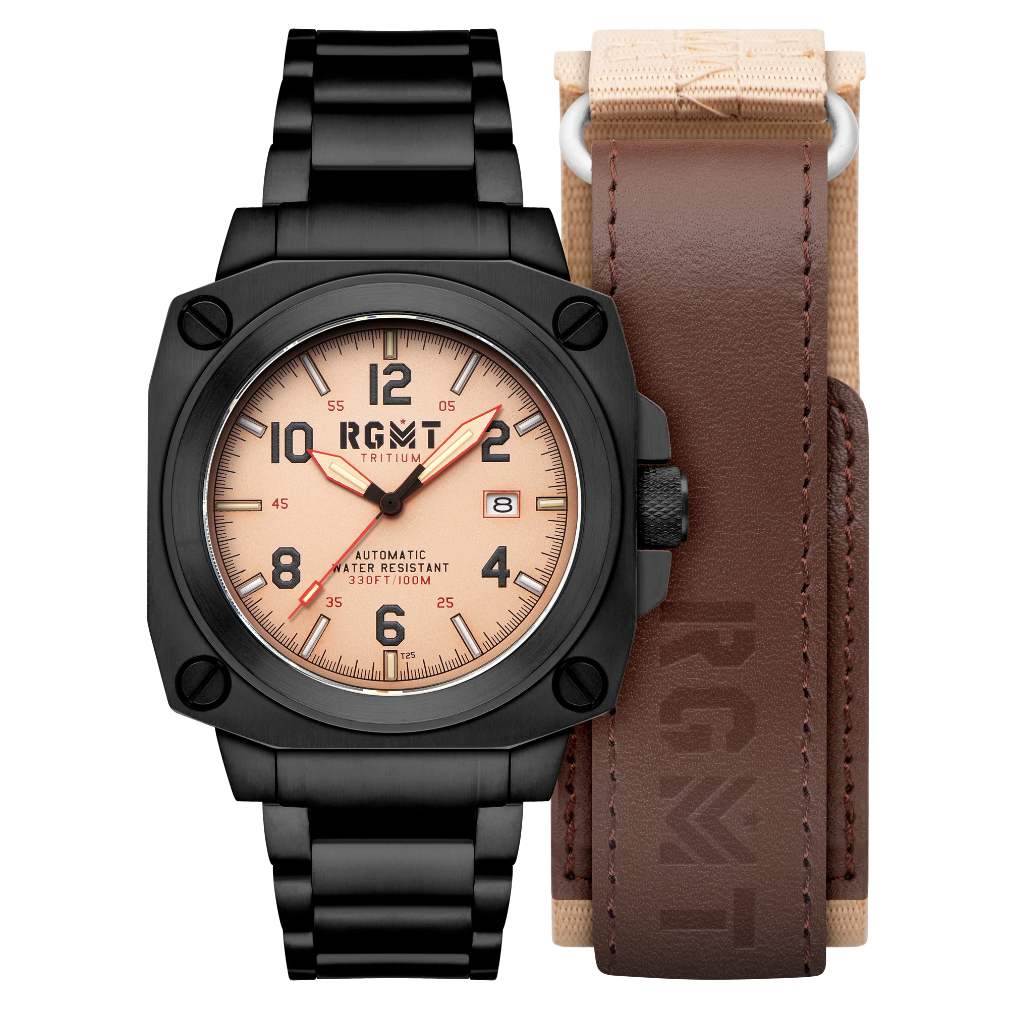 Altimeter Tritium Automatic Cream /Stainless Steel | Cream Dial