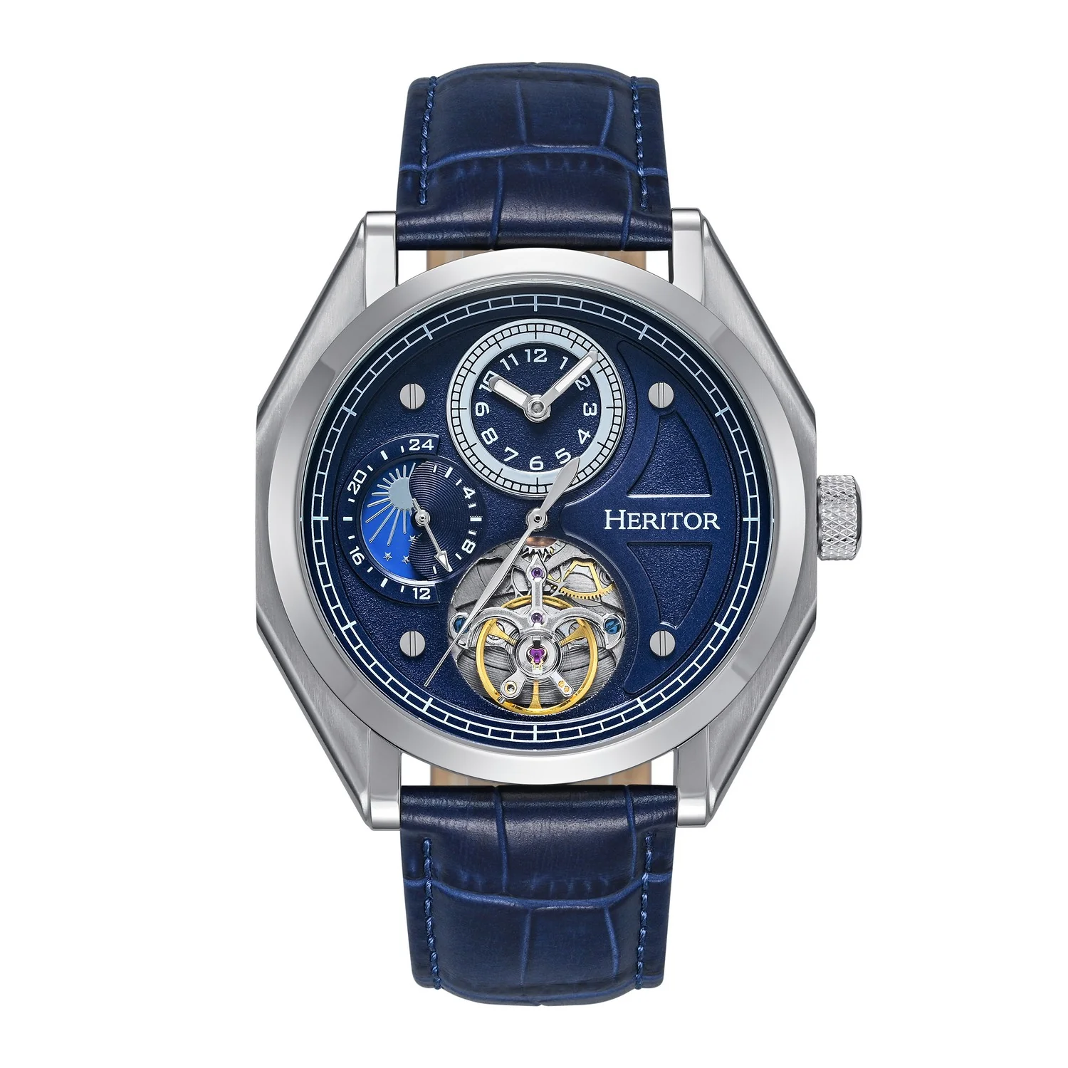 Antoni Silver / Blue | Blue Dial