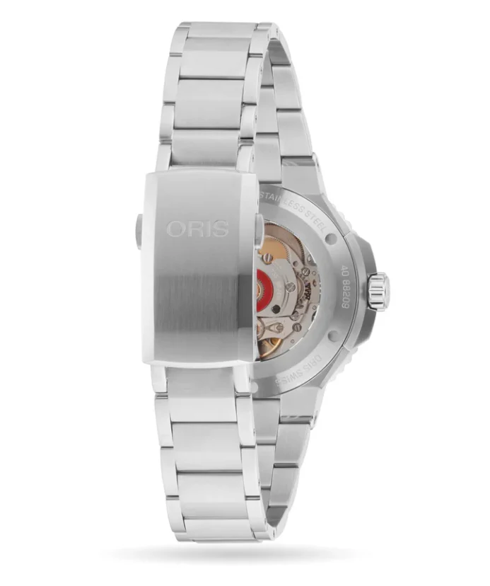 Aquis Date Blue/Silver Stainless Steel Blue Dial - Image 3
