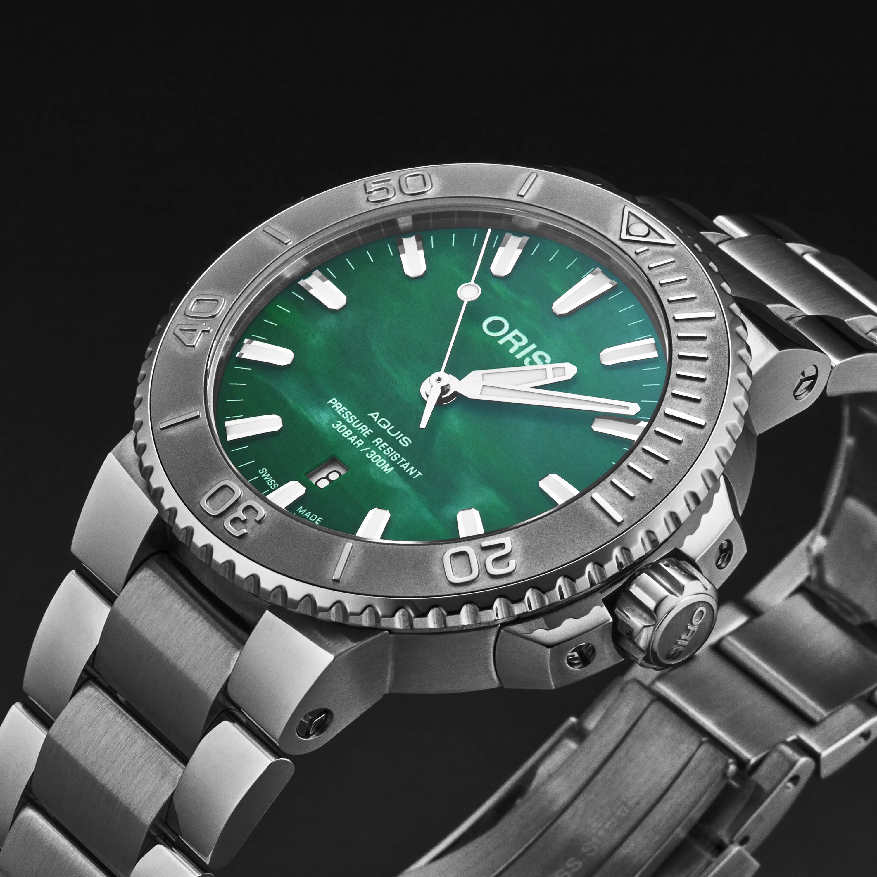 Aquis Green / Stainless Steel Green Dial - Image 2