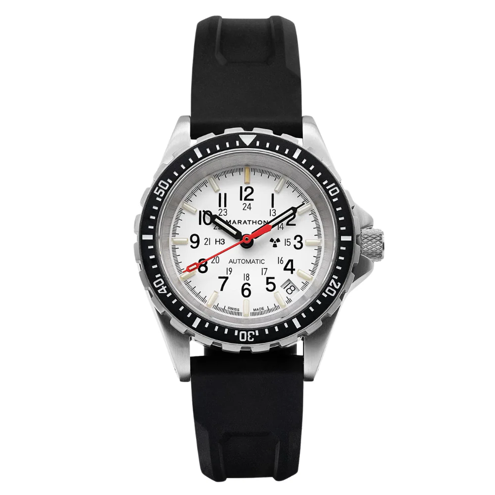 Divers Auto Medium Search and Rescue White NGM/Rubber | Arctic White Dial - Image 14