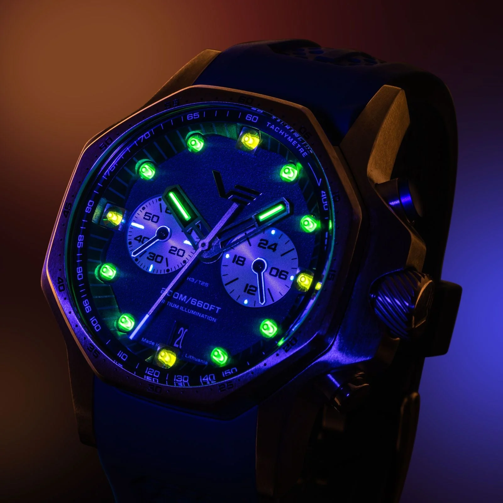 ATOMIC AGE ANDREI SAKHAROV Blue/Leather Blue Dial - Image 3