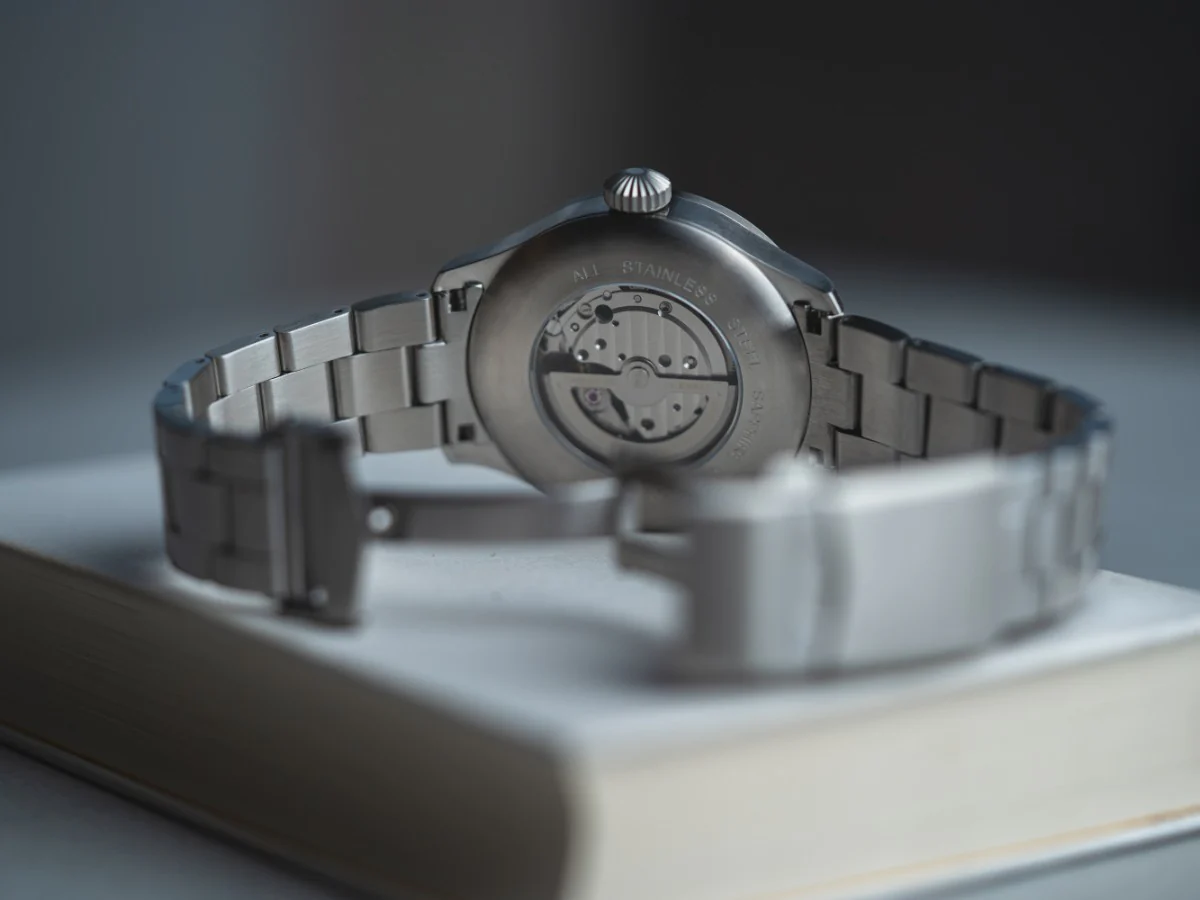 Augsburg Blaue Stunde 39 MB metal strap Blue Dial - Image 4