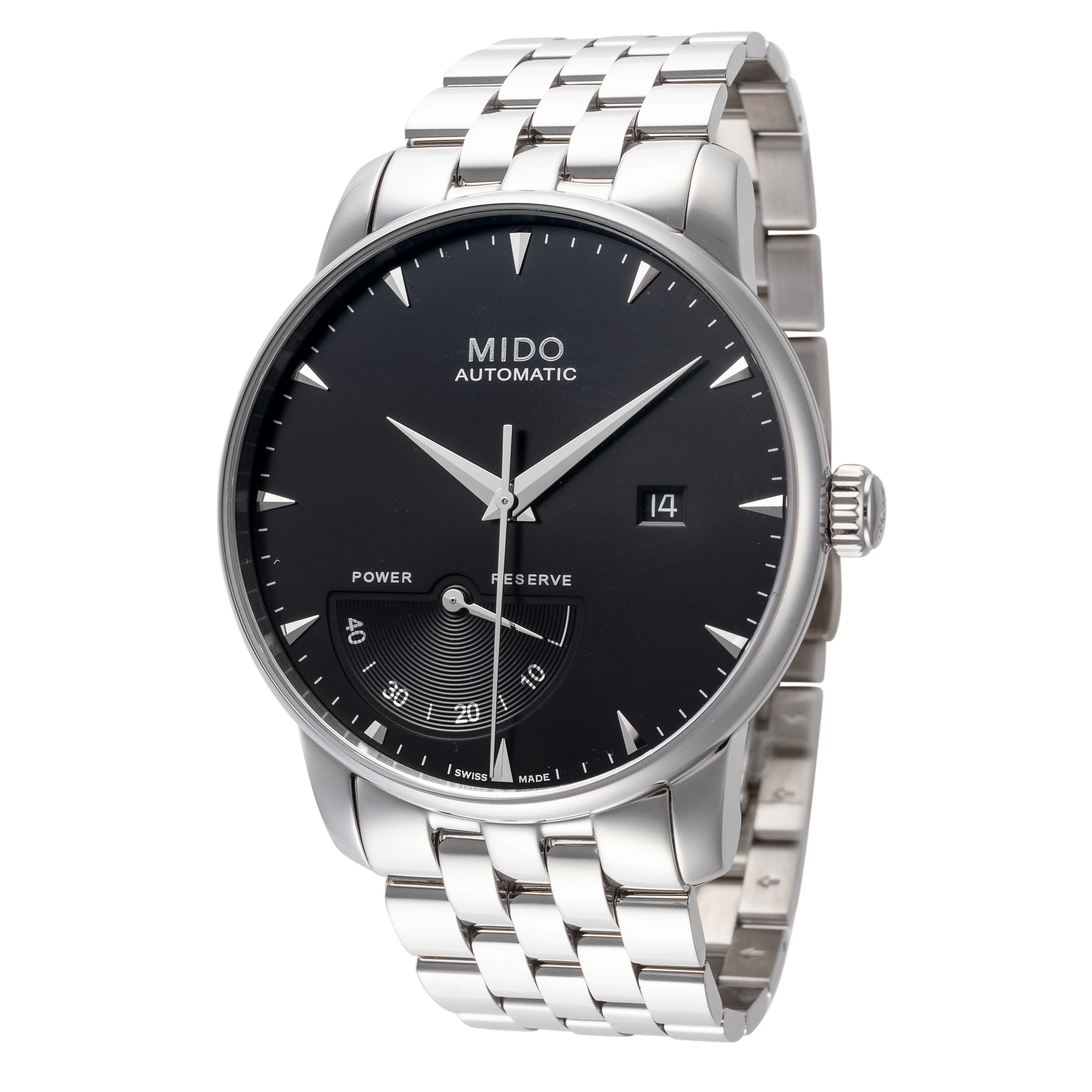 Baroncelli 42mm / Black / Silver | Black Dial