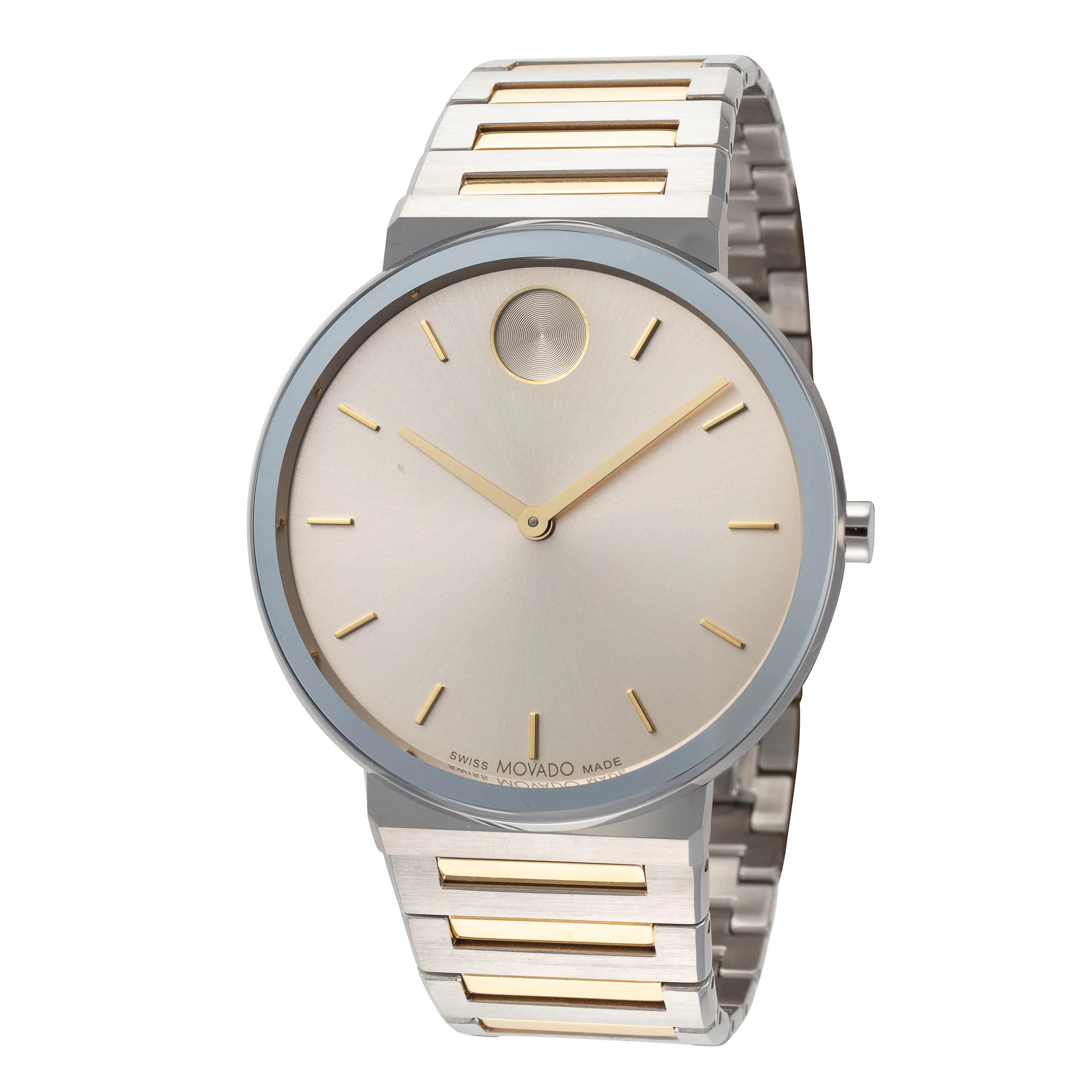Bold 40mm / Taupe / Silver and Gold | Taupe Dial