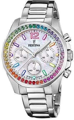 Boyfriend Mother Of Pearl / Stainless Steel