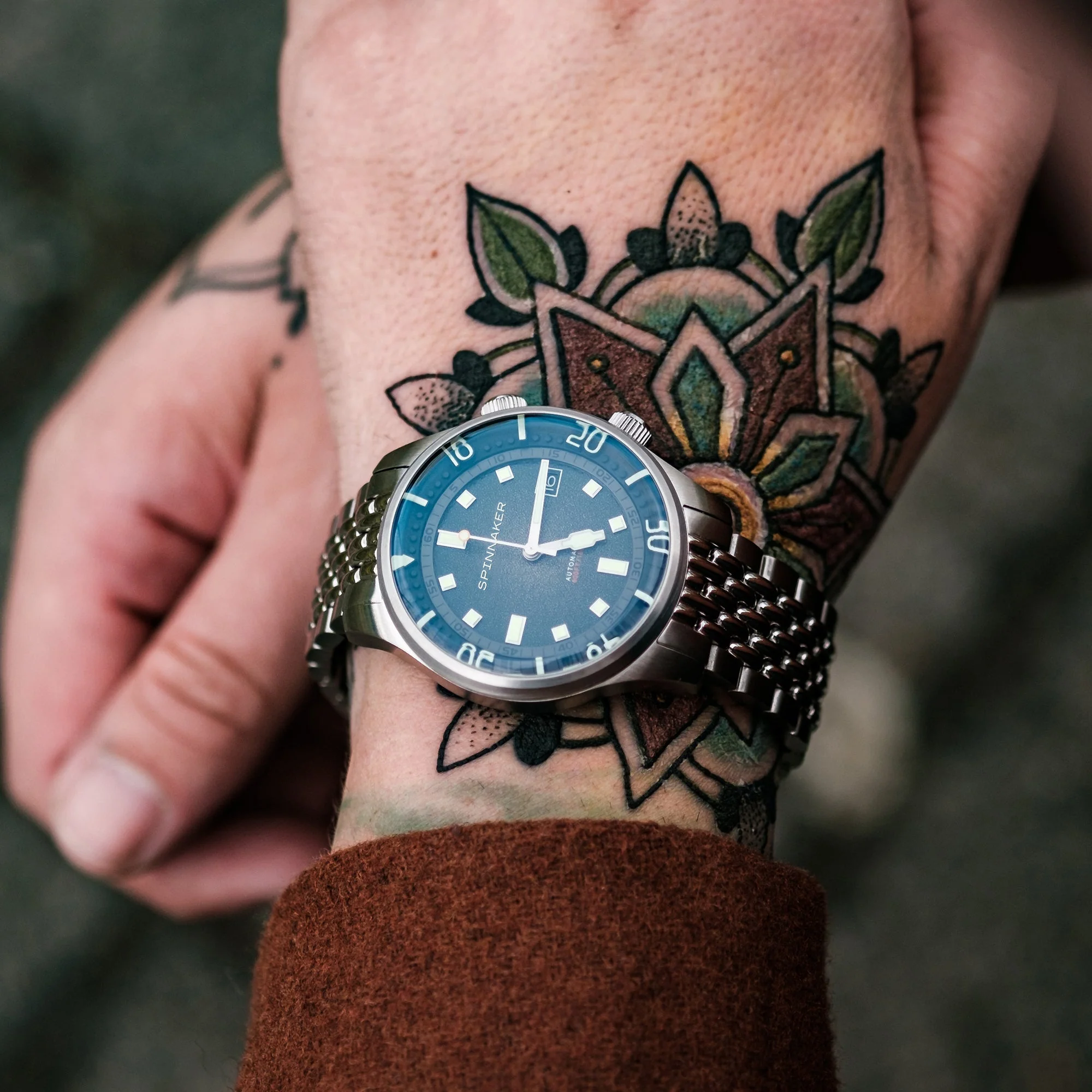 Bradner Green / Stainless Steel | Green Dial - Image 2