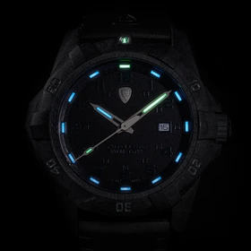 Carbon Dive CARBON CASE/BLACK&RED DIAL/RED STRAP | Black Dial - Image 3