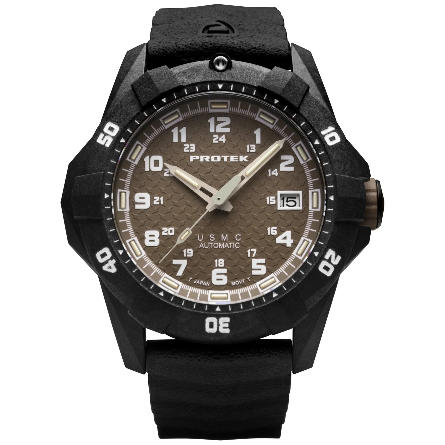 Carbon USMC Dive Tan | Tan / sand (desert) dial (Long Island Watch) Dial