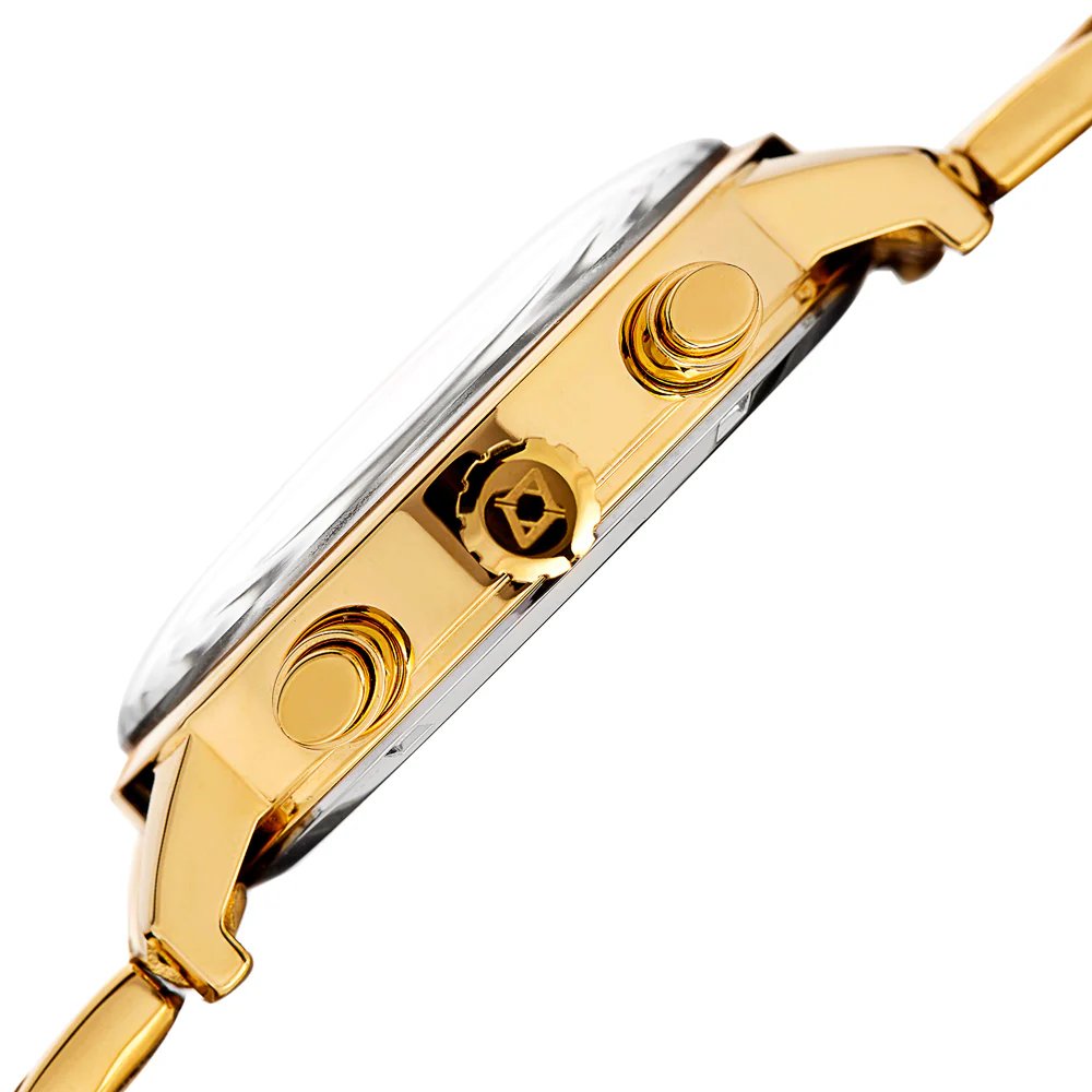 Casual-AK942YG Gold/Stainless Steel | Gold Dial - Image 4
