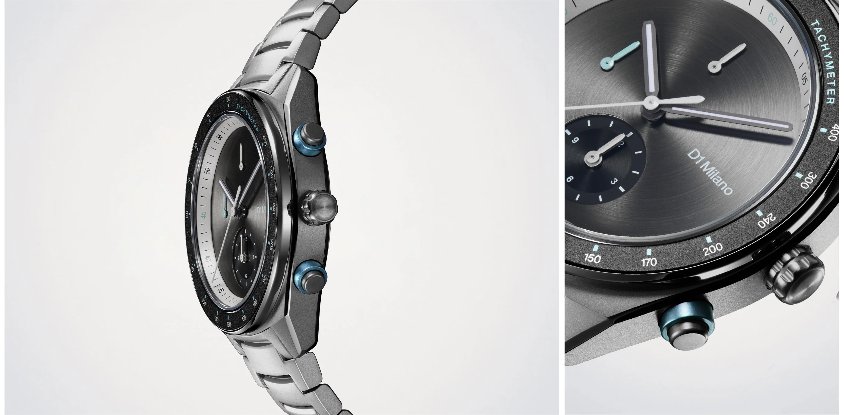 Chronograph 40mm Essential Black Gunmetal Dial - Image 6