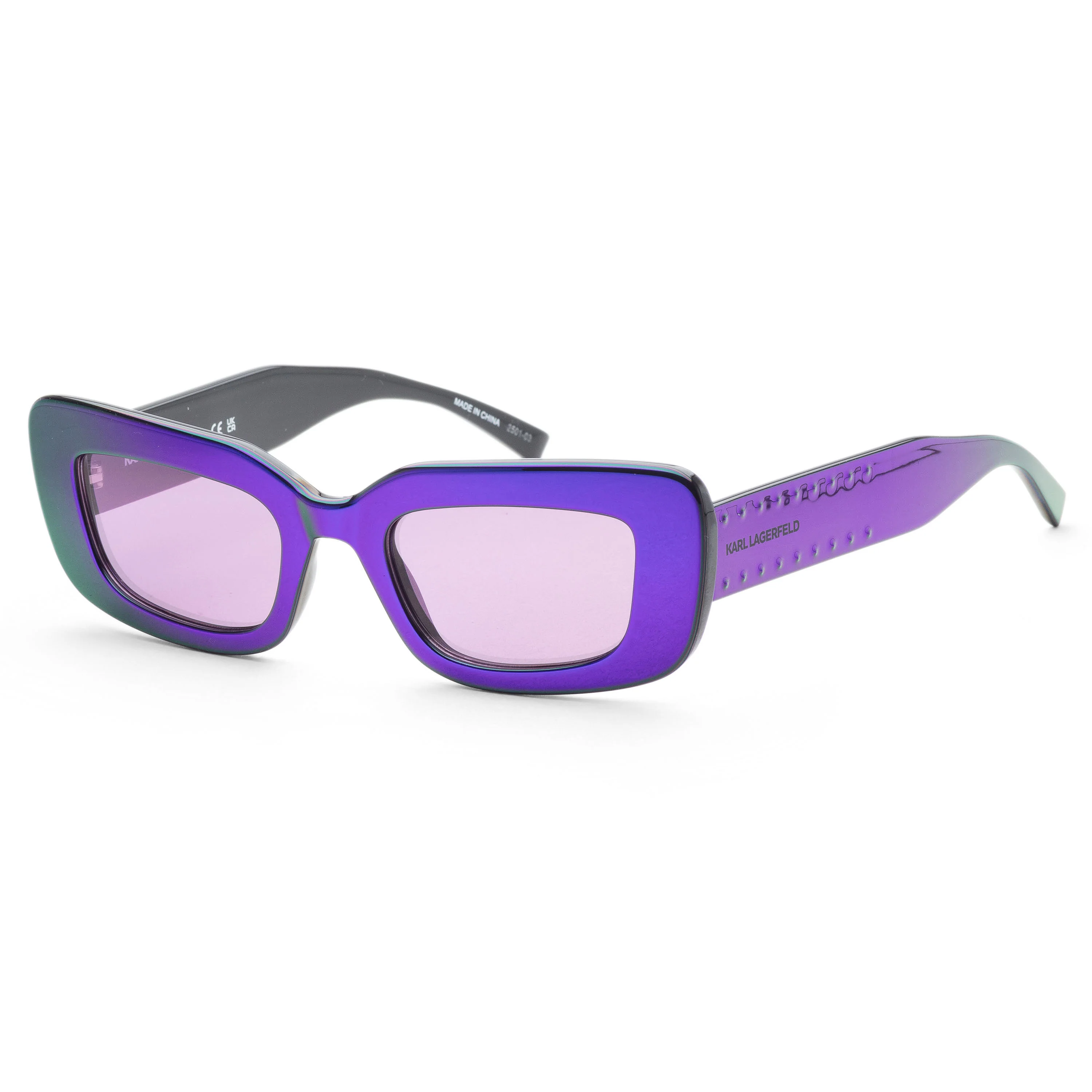 Classic 50 mm / Metallic Mirror Purple on Black