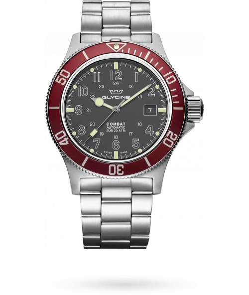 Combat Sub 42mm / Grey / Silver Grey Dial