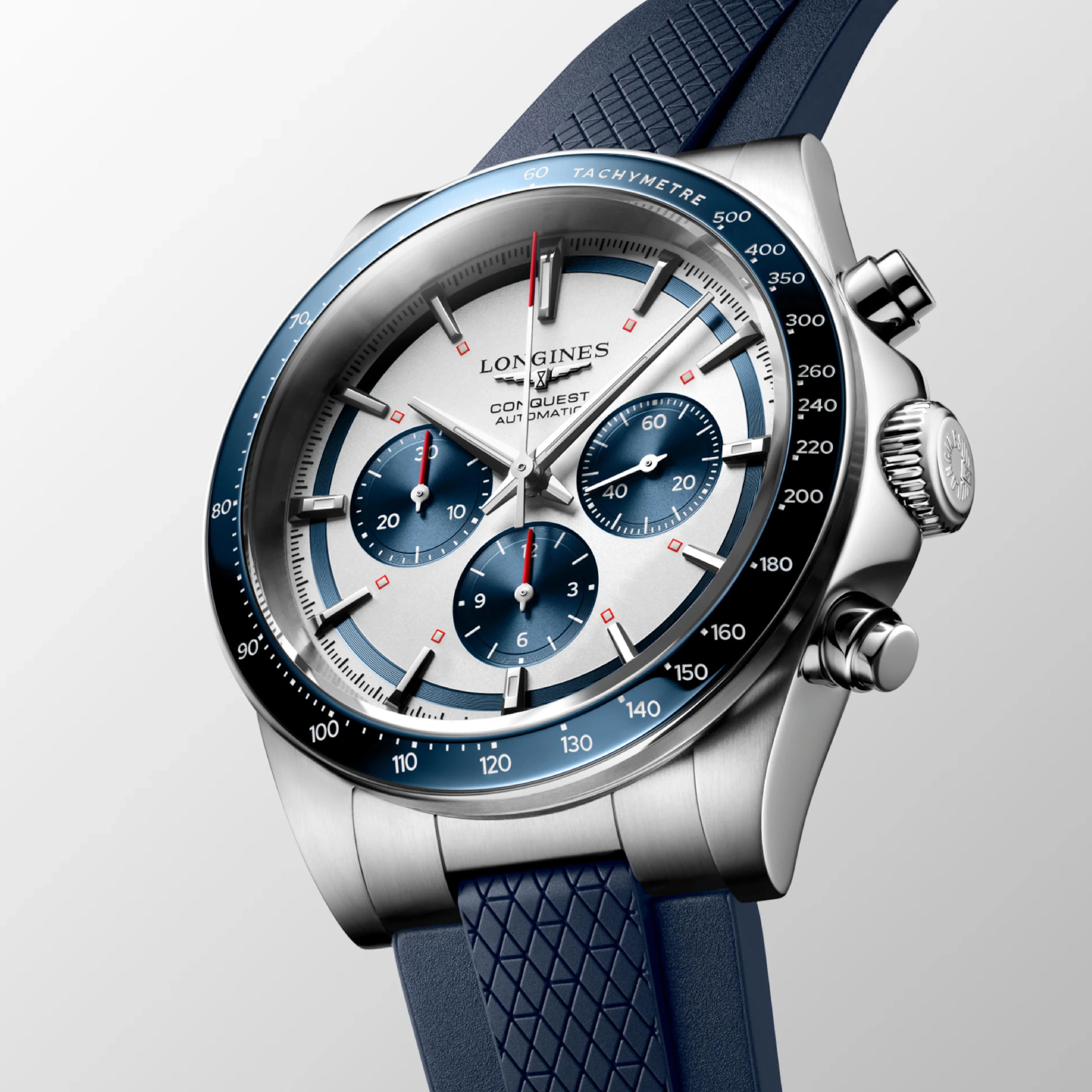 Conquest Chronograph Two-Tone / Rubber | Dial - Image 4