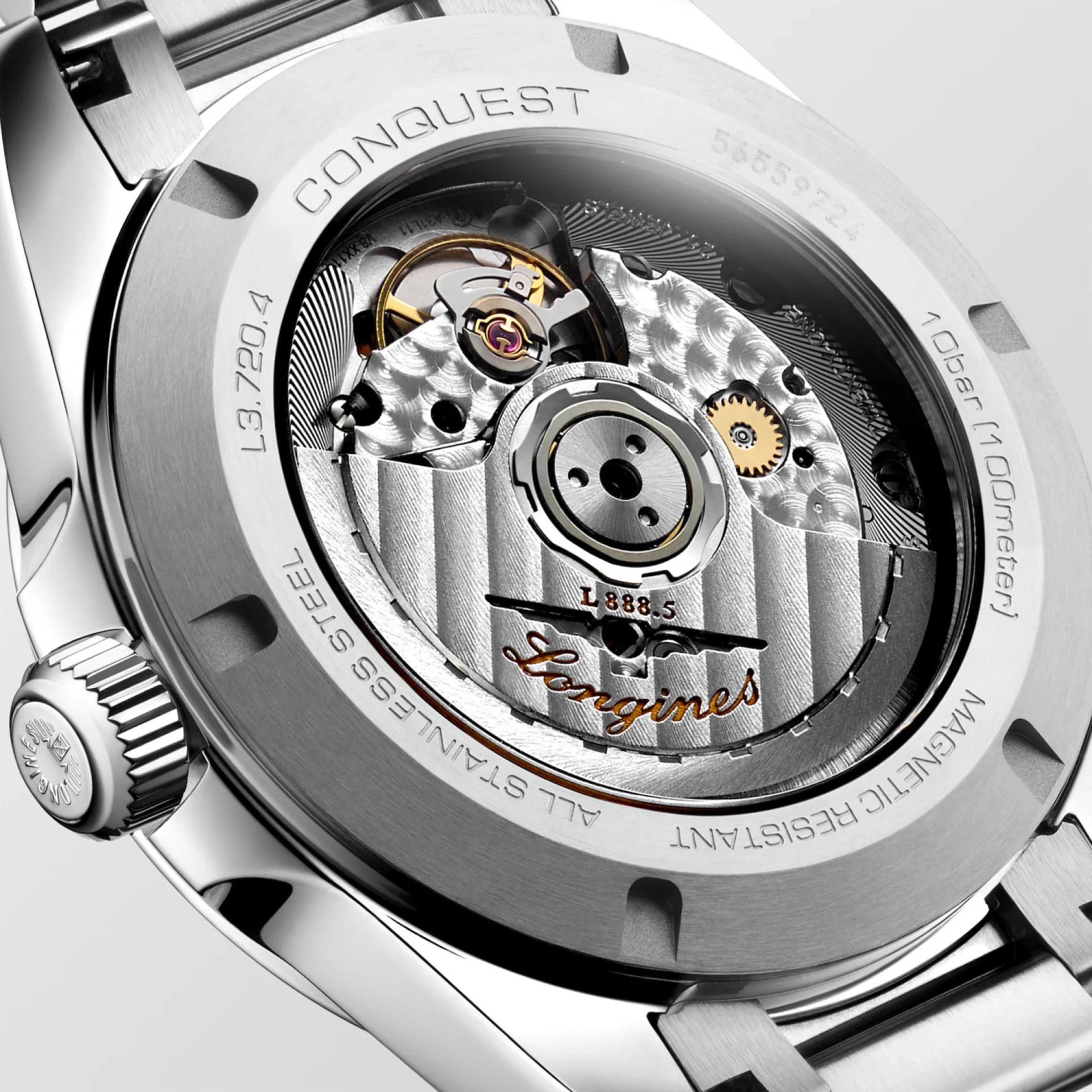 Conquest Silver/Silver Sunray Silver Dial - Image 4