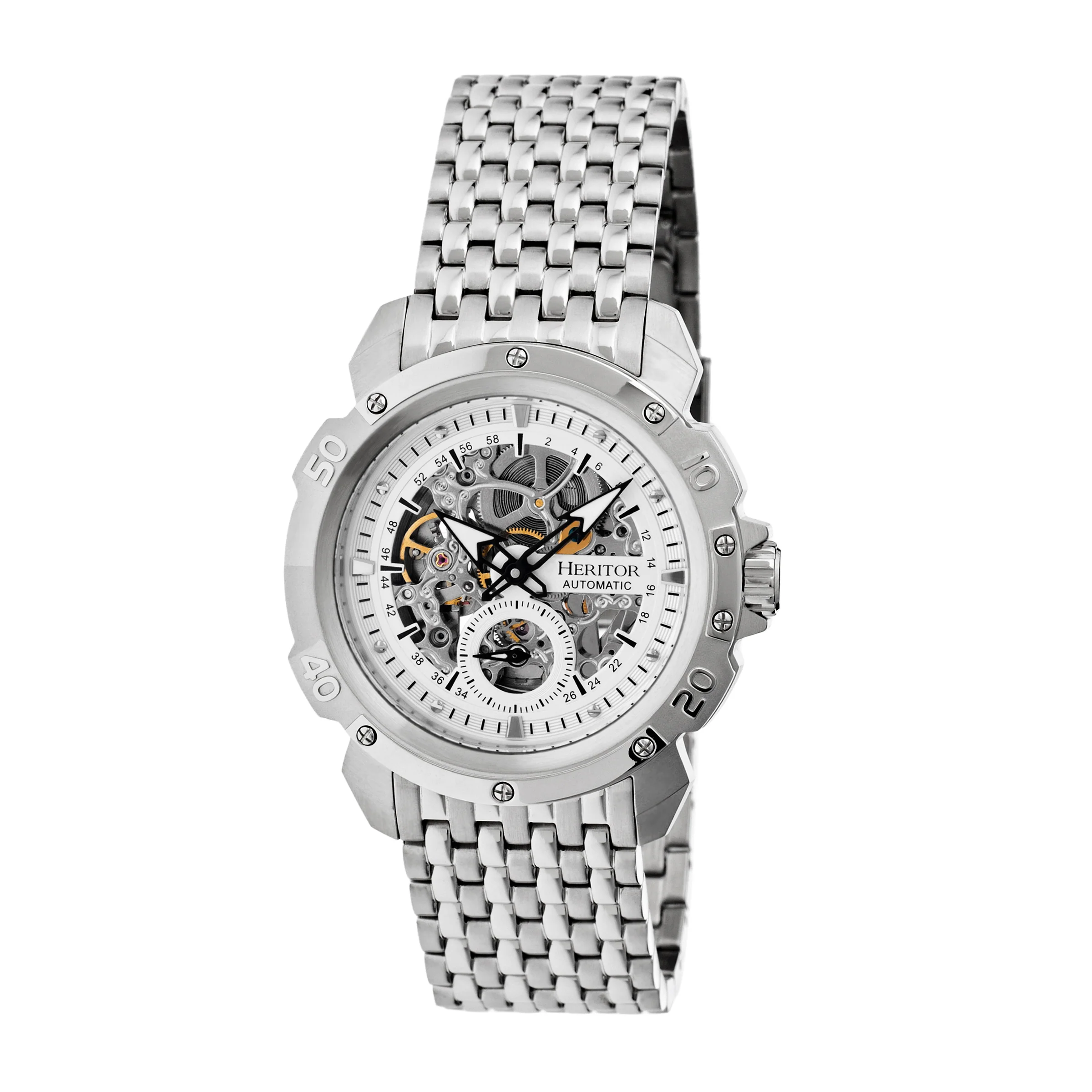 Conrad Stainless Steel Silver | White Dial