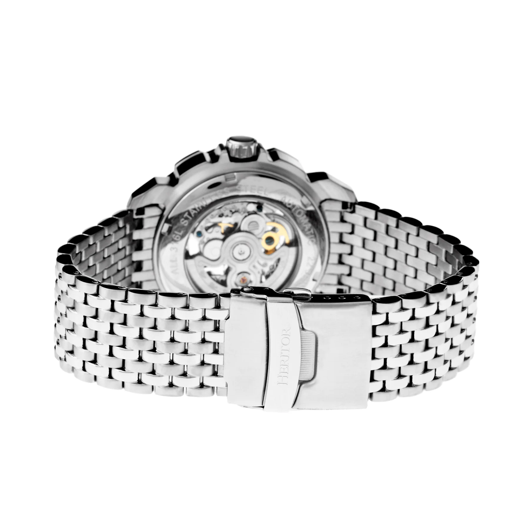 Conrad Stainless Steel Silver/Black | Black Dial - Image 2