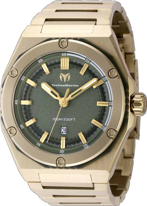 Coral Legacy 45mm / Olive Green / Gold Olive Green Dial