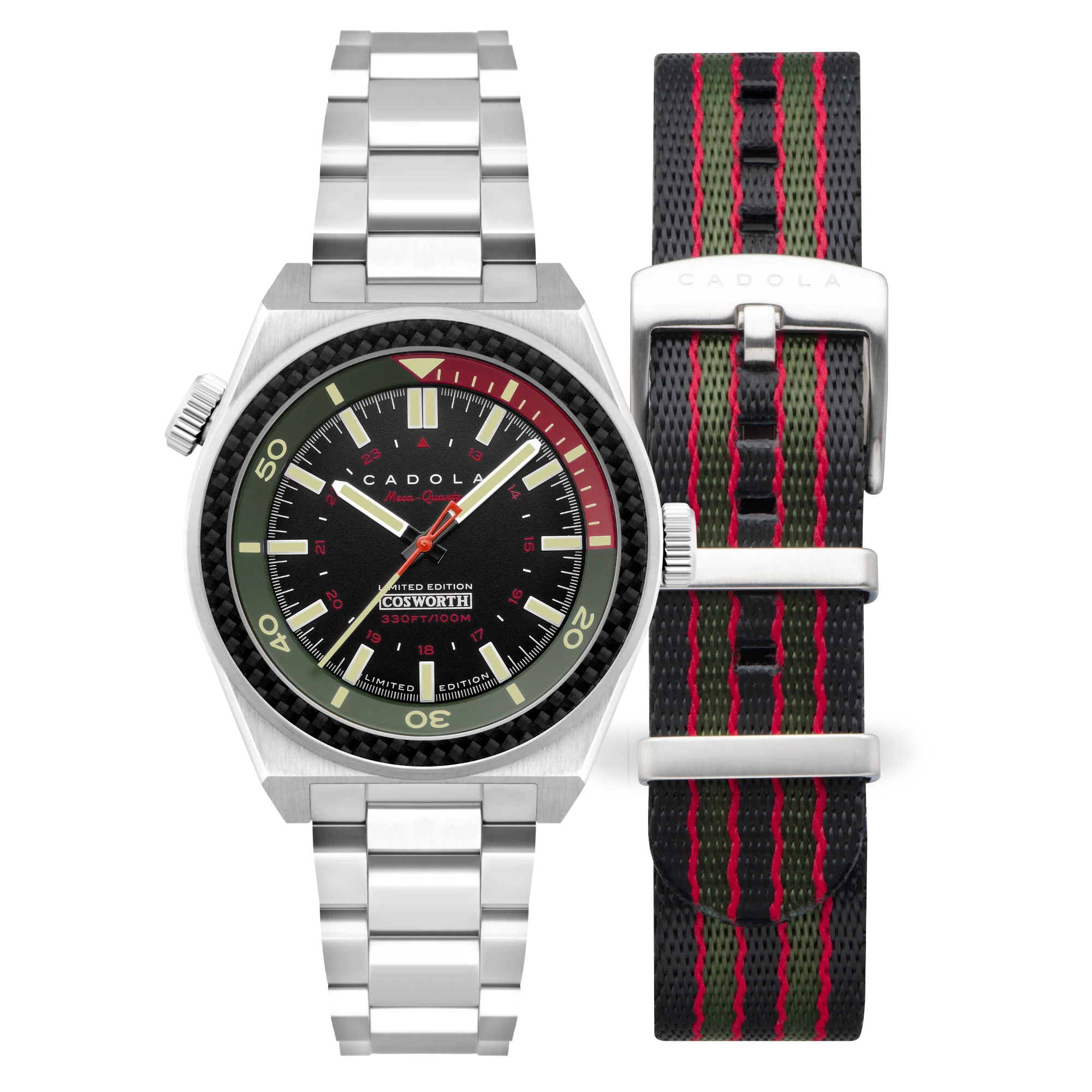 COSWORTH COSTIN MECA-QUARTZ LIMITED EDITION BLACK / STAINLESS STEEL Black Dial