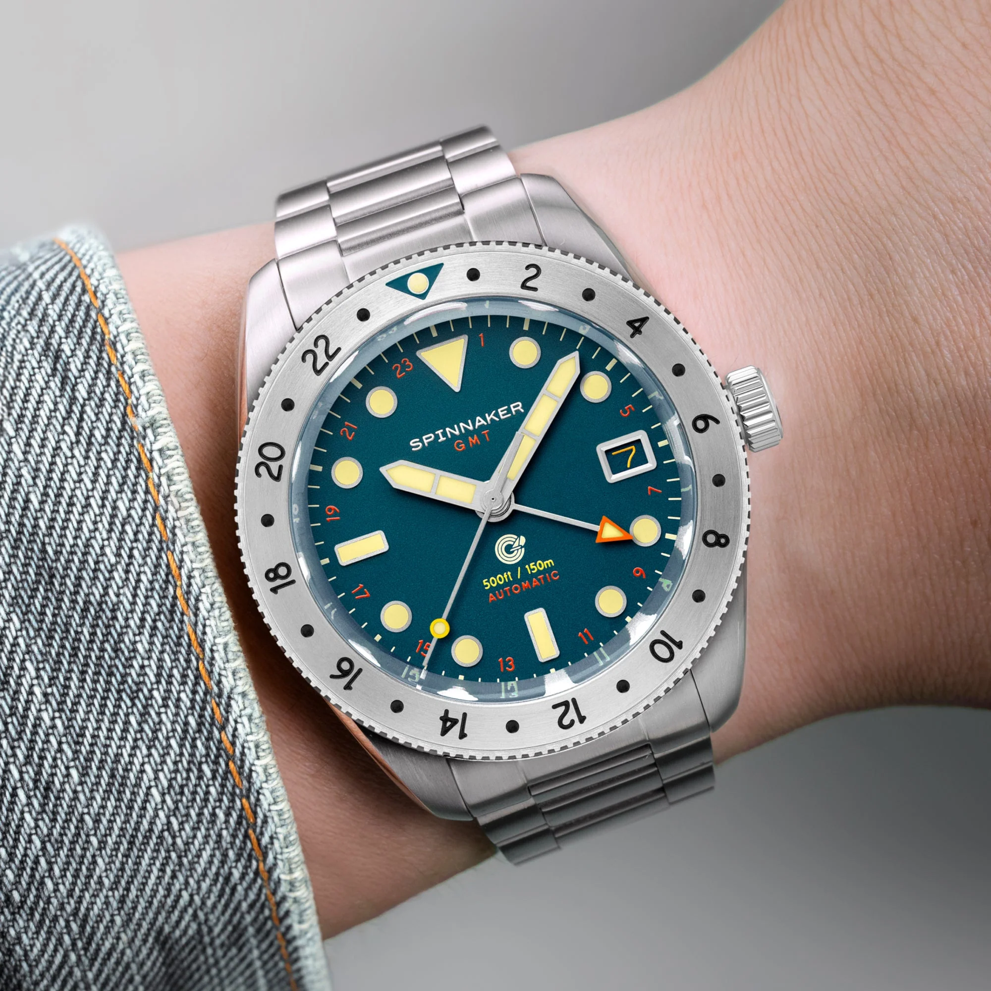 Croft 39 GMT Automatic Blue / Stainless Steel | Blue Dial - Image 2