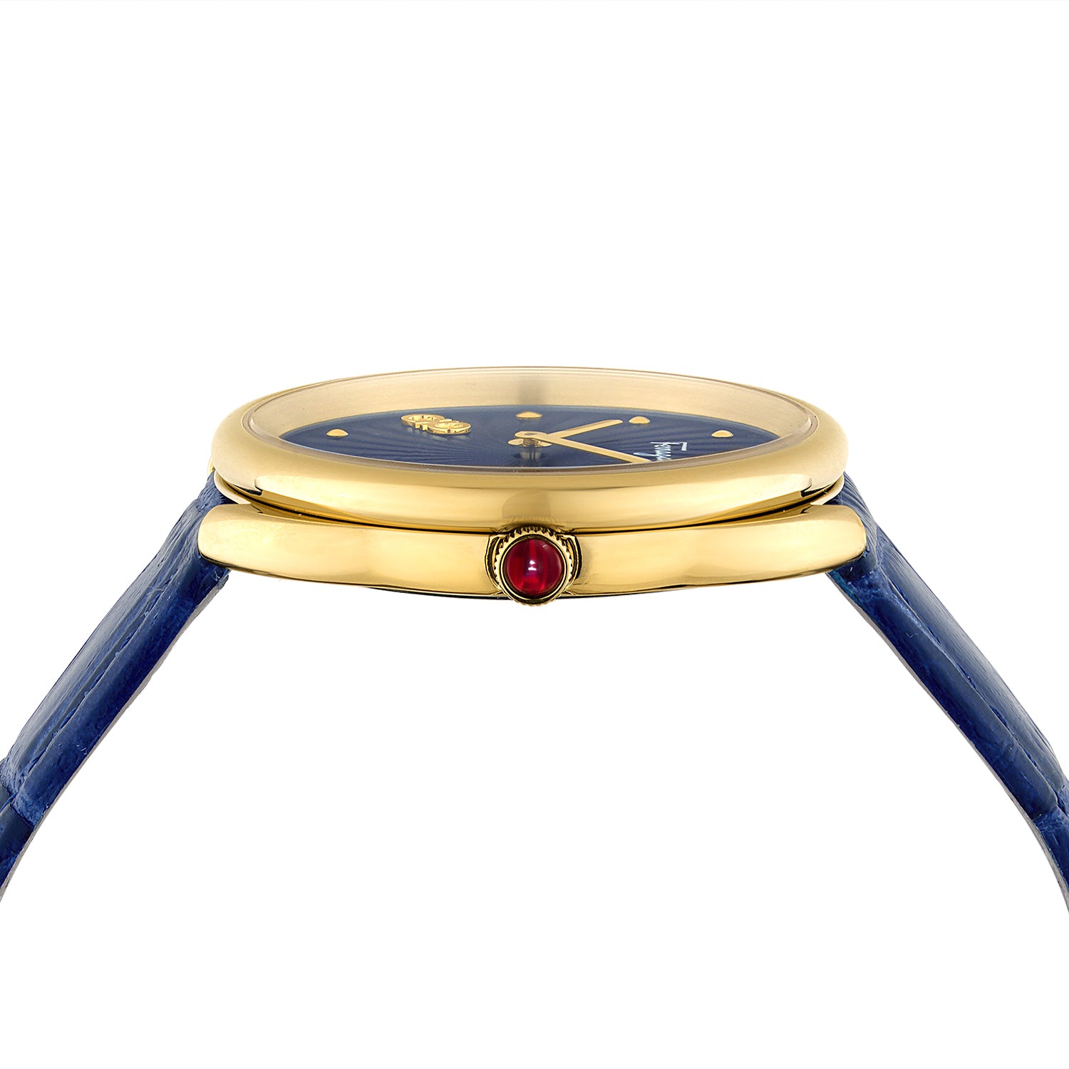 Cuir 34mm / Blue / Blue | Blue Dial - Image 2