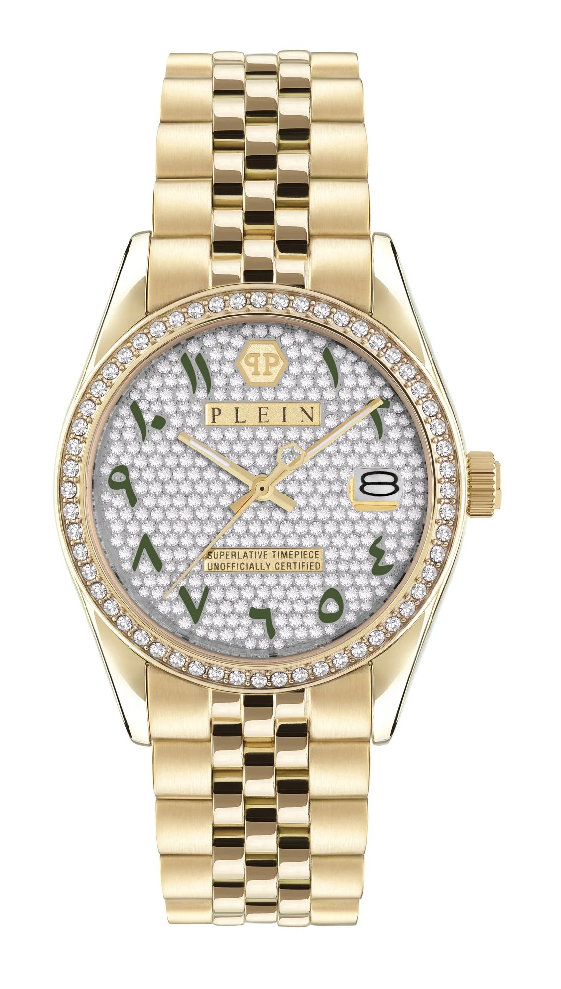 Date Superlative White / Stainless Steel | White Dial