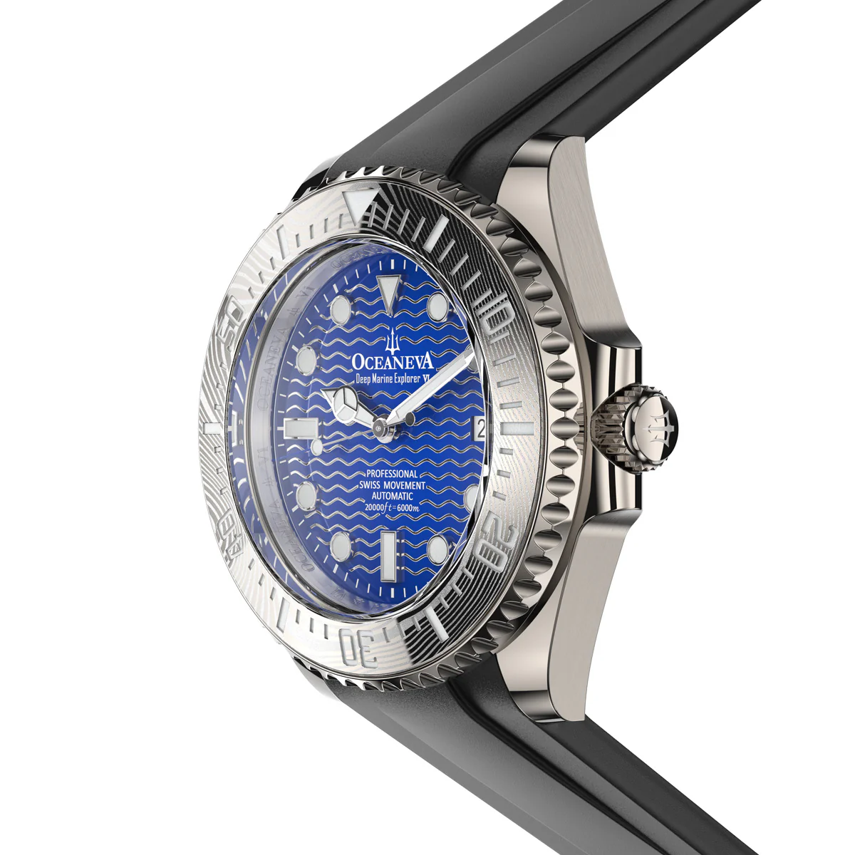Deep Marine Explorer VI 6000m Grade 5 Titanium 6000m/BlueDial | Blue Dial - Image 14