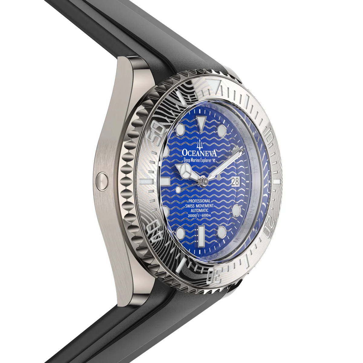 Deep Marine Explorer VI 6000m Grade 5 Titanium 6000m/BlueDial | Blue Dial - Image 16