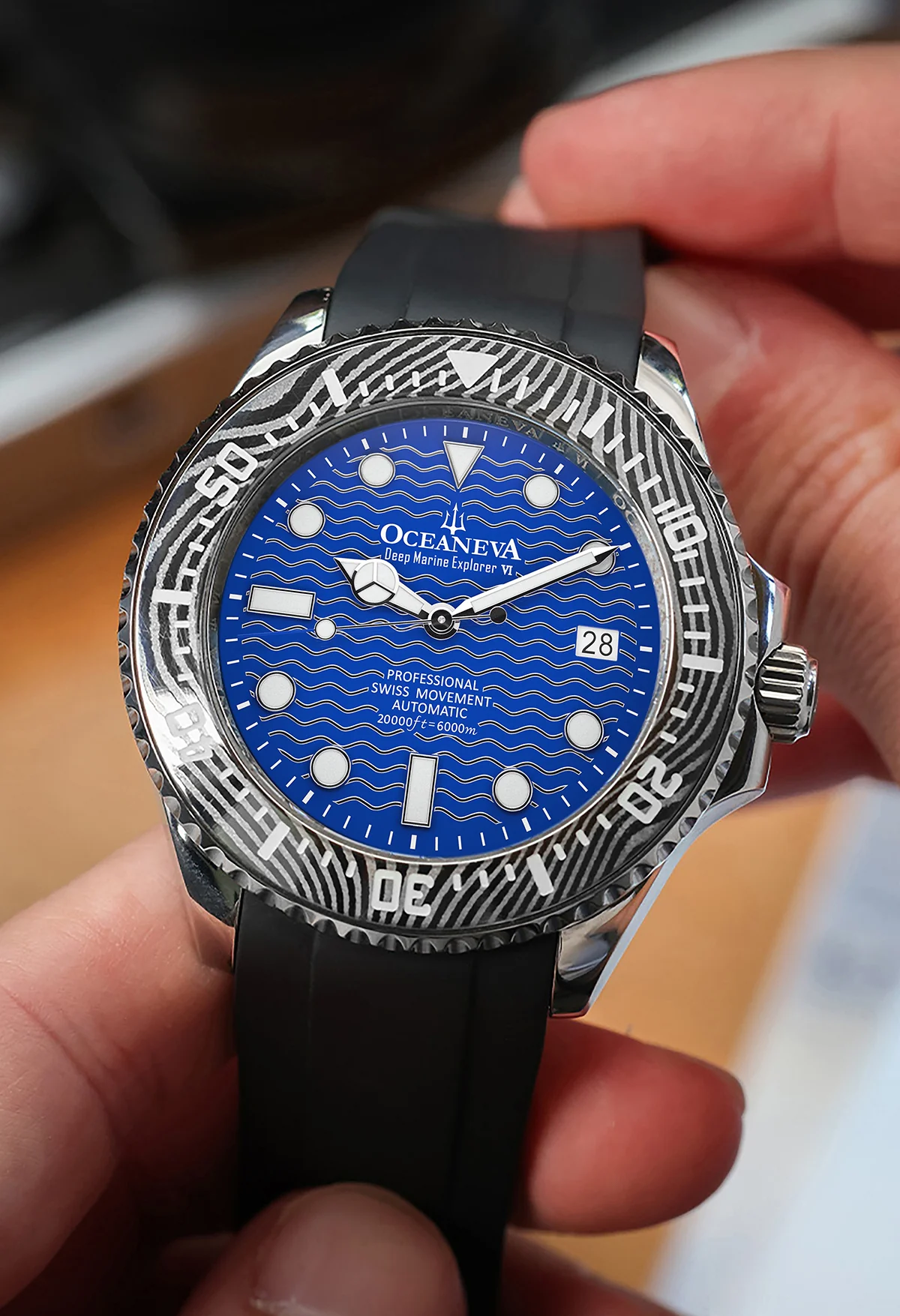 Deep Marine Explorer VI 6000m Grade 5 Titanium 6000m/BlueDial | Blue Dial - Image 2
