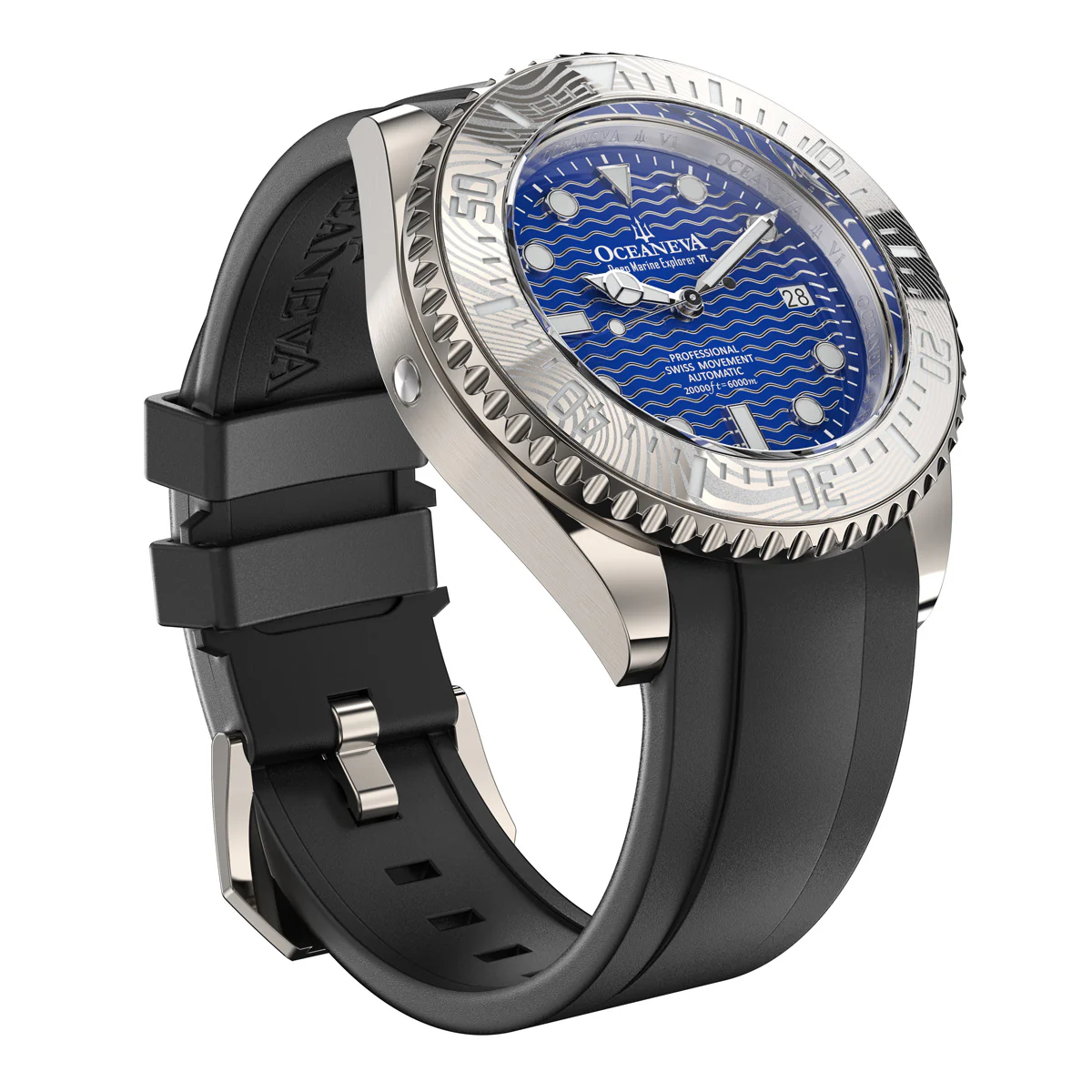 Deep Marine Explorer VI 6000m Grade 5 Titanium 6000m/BlueDial | Blue Dial - Image 39