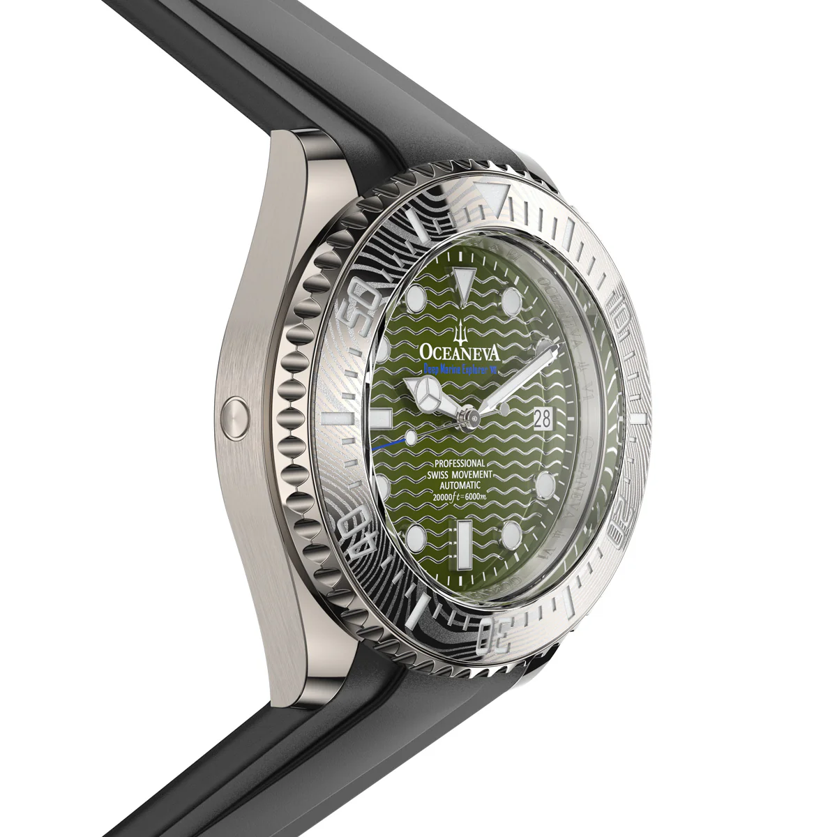 Deep Marine Explorer VI 6000m Grade 5 Titanium 6000m/ODGreenDial | Green Dial - Image 46