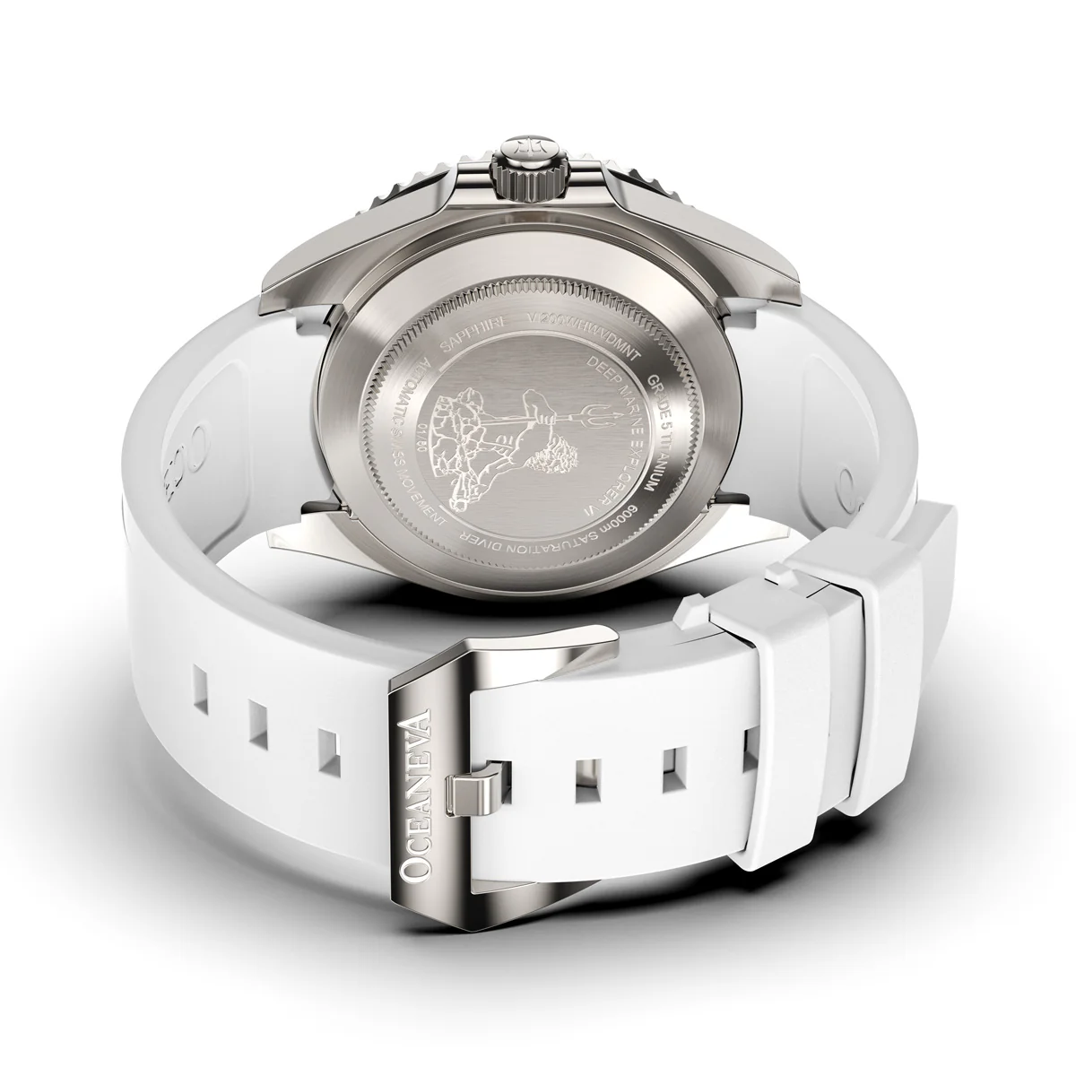 Deep Marine Explorer VI 6000m Grade 5 Titanium 6000m/WhiteDial | White Dial - Image 17
