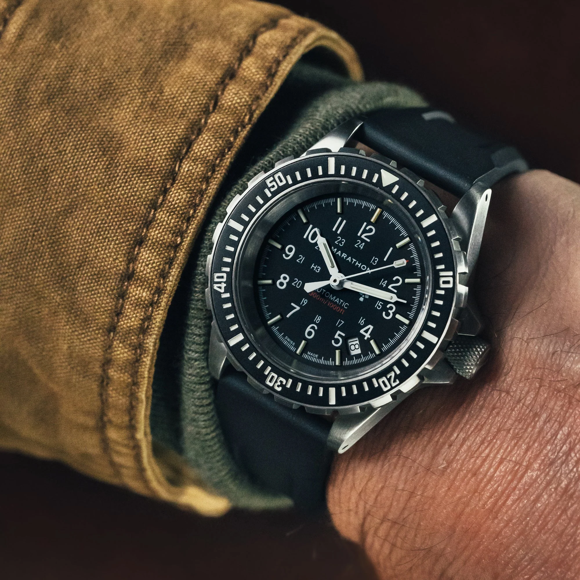 Dive SS/BKSS 3PC RUBBER (WW194006SS-0130) | Black Dial - Image 4
