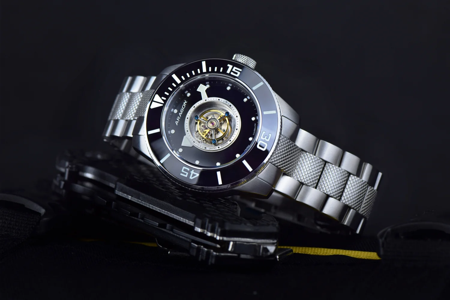 Divemaster Central Tourbillon Automatic 45mm - Black Dial | Black Dial - Image 2
