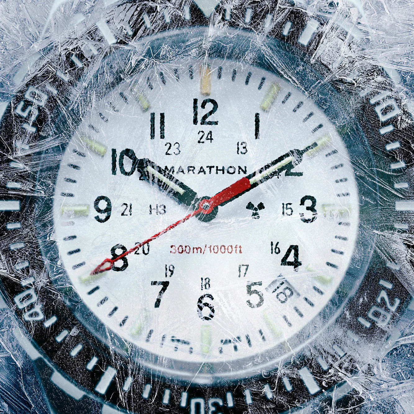 Divers Quartz White NGM/Steel Bracelet | Arctic White Dial - Image 4