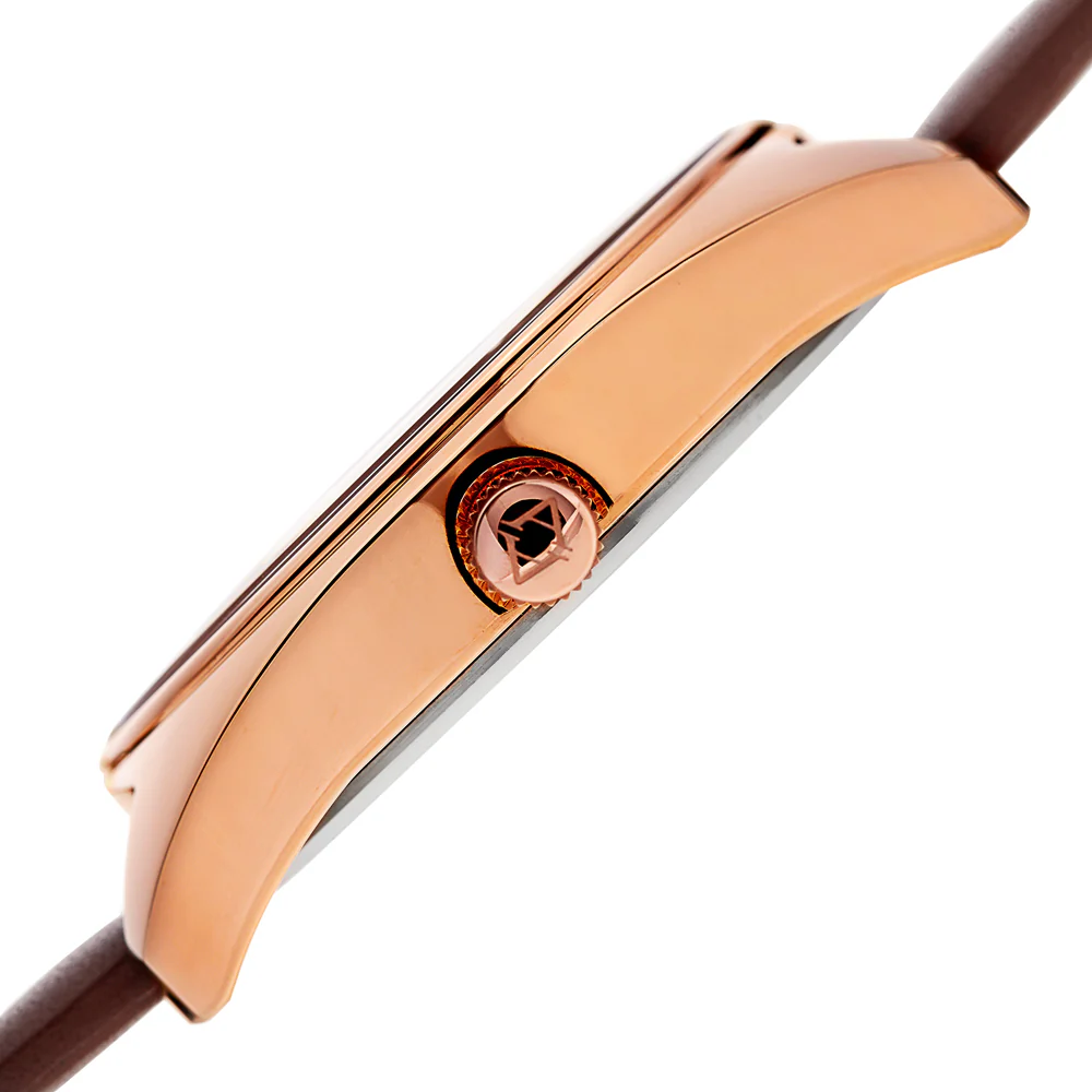 Dress-AK945RGBR Brown/Leather | Dark Grey Dial - Image 4