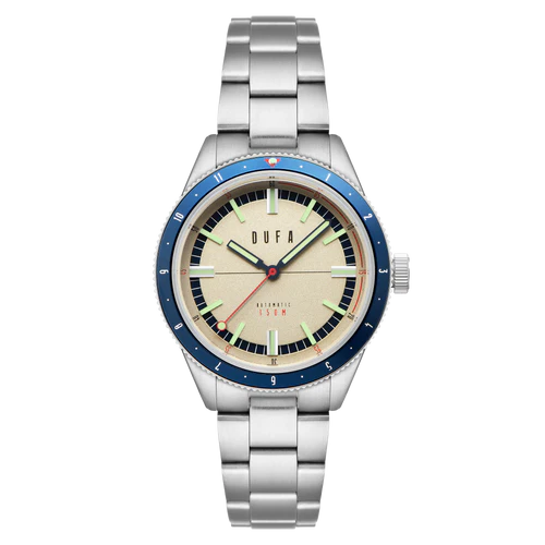 Dufa Freitaucher Automatic Cream / Stainless Steel | Cream Dial