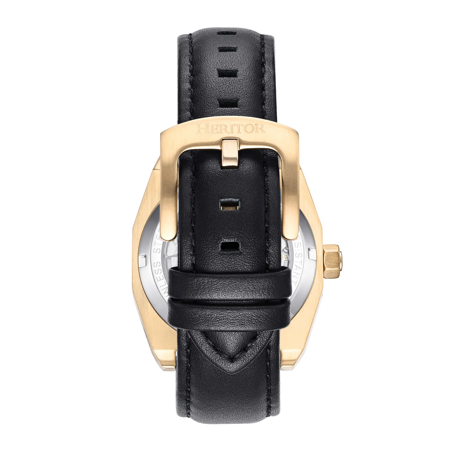 Elliott Gold / Leather | Black Dial - Image 2