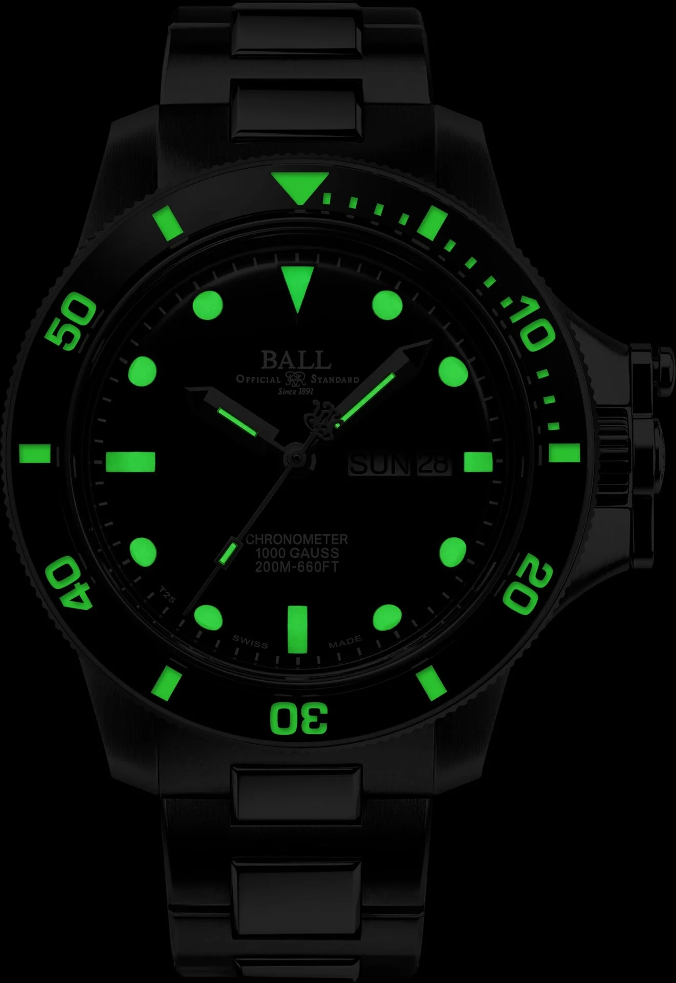 Egnineer Hydrocarbon Original 43mm Black / Steel Black Dial - Image 4