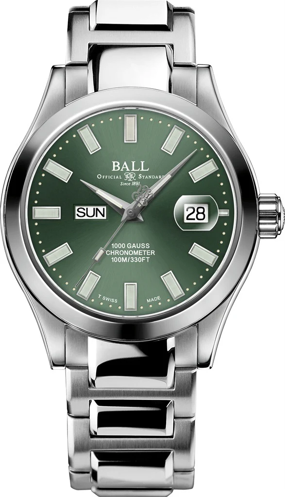 Engineer III Marvelight Chronometer Day/Date (Green / Steel) Green / Steel Green Dial - Image 3