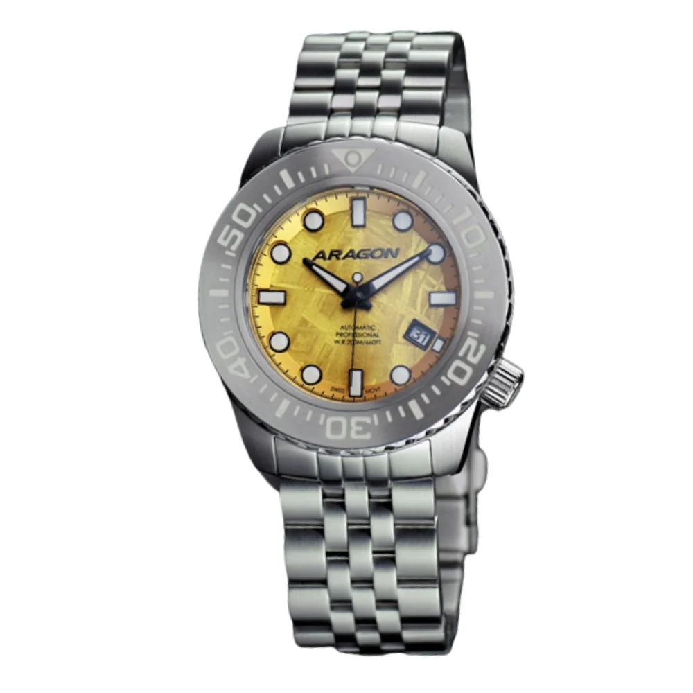 EVO Meteorite Swiss Automatic Limited Edition Meteorite Dial - Gold | Gold Dial