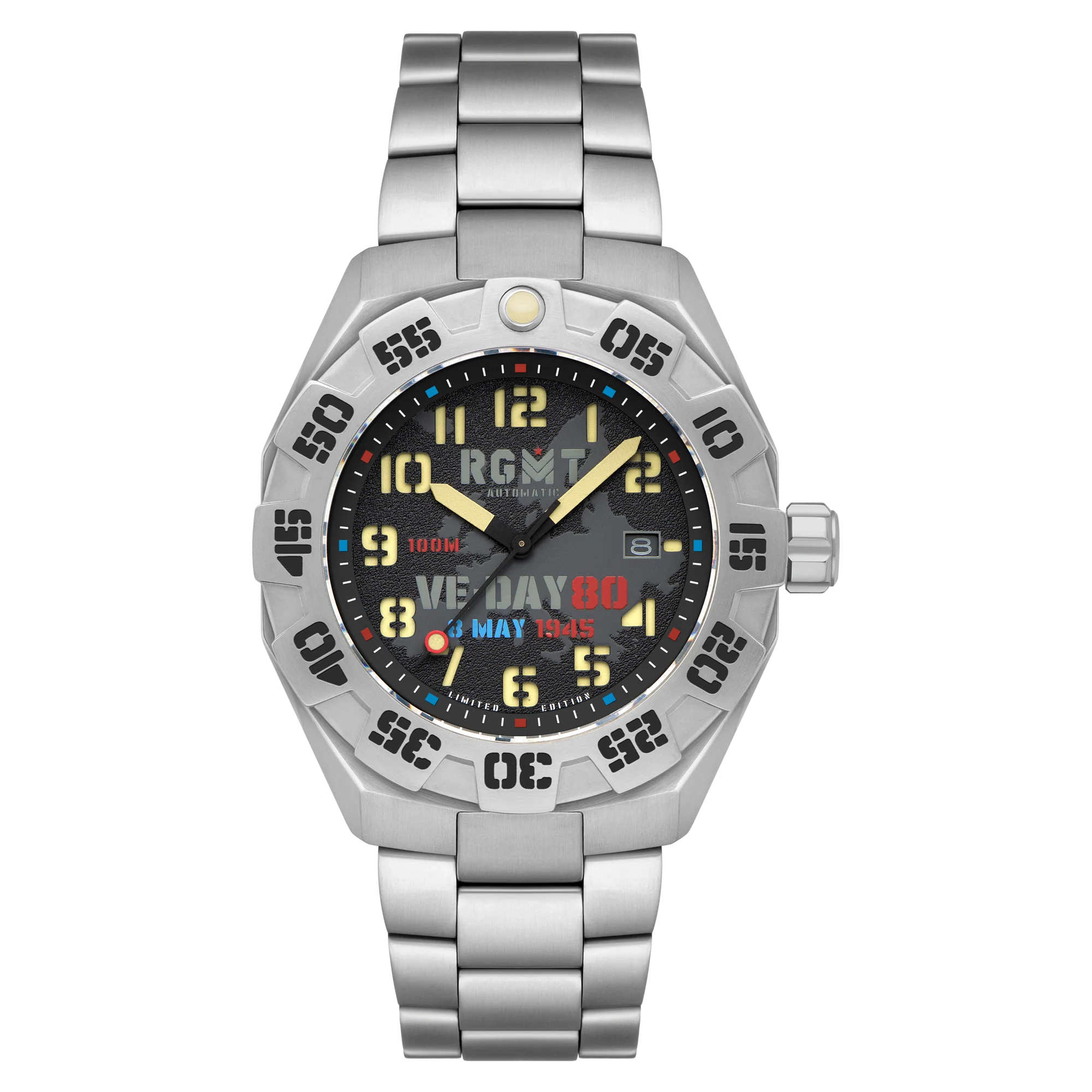 FIELD MASTER AUTOMATIC VE-DAY 80TH LIMITED EDITION BLACK / STAINLESS STEEL | Black Dial