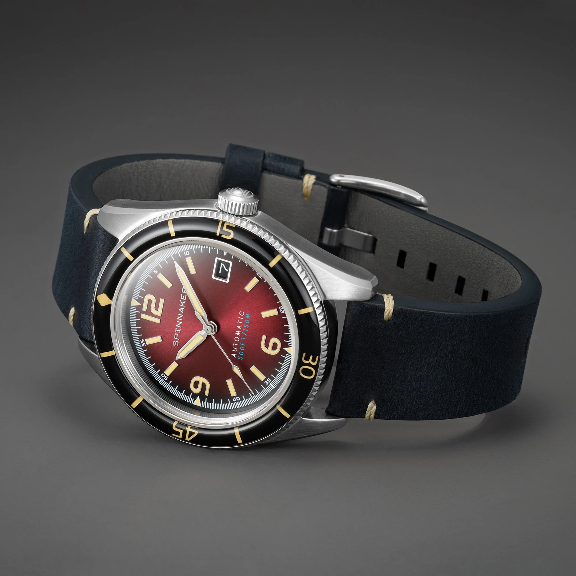 Fleuss Red / Leather | Red Dial - Image 14