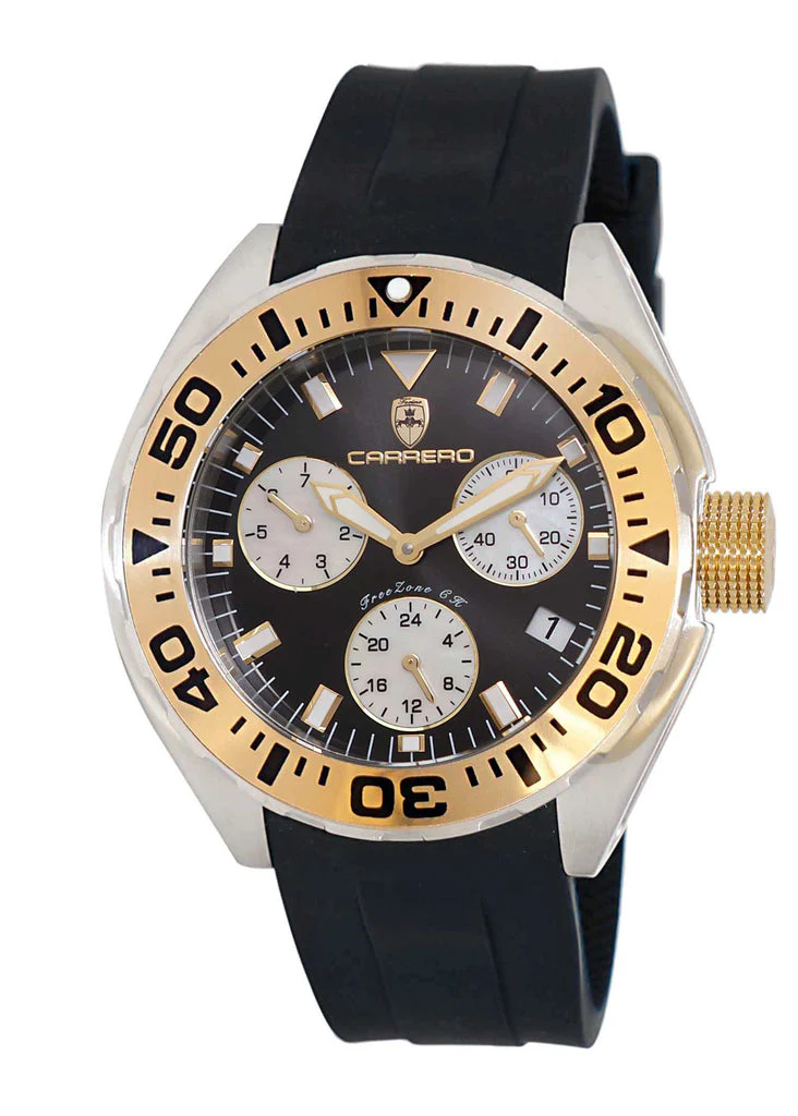 FreeZone-CH Black/Gold tone Black Dial