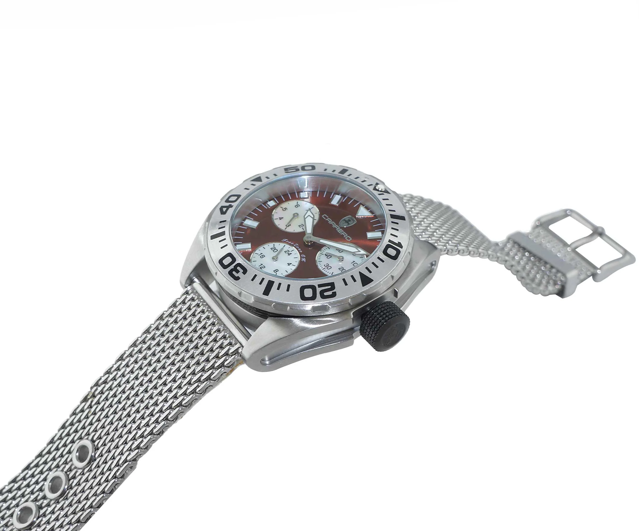 FreeZone-CH Brown/ Mesh band Brown Dial - Image 2