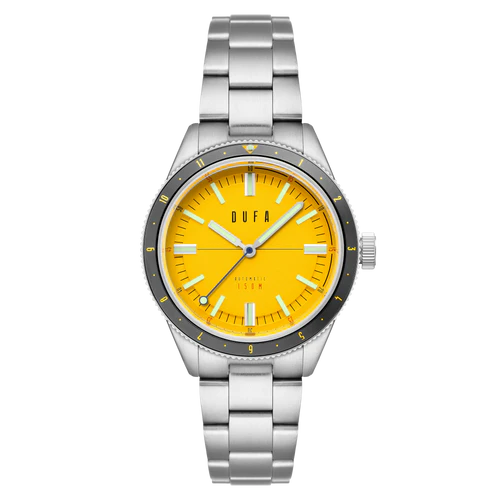 Freitaucher Automatic Yellow / Stainless Steel | Yellow Dial